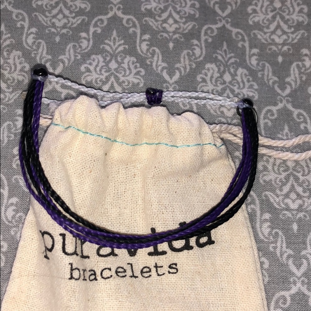 lung cancer awareness pura vida bracelet